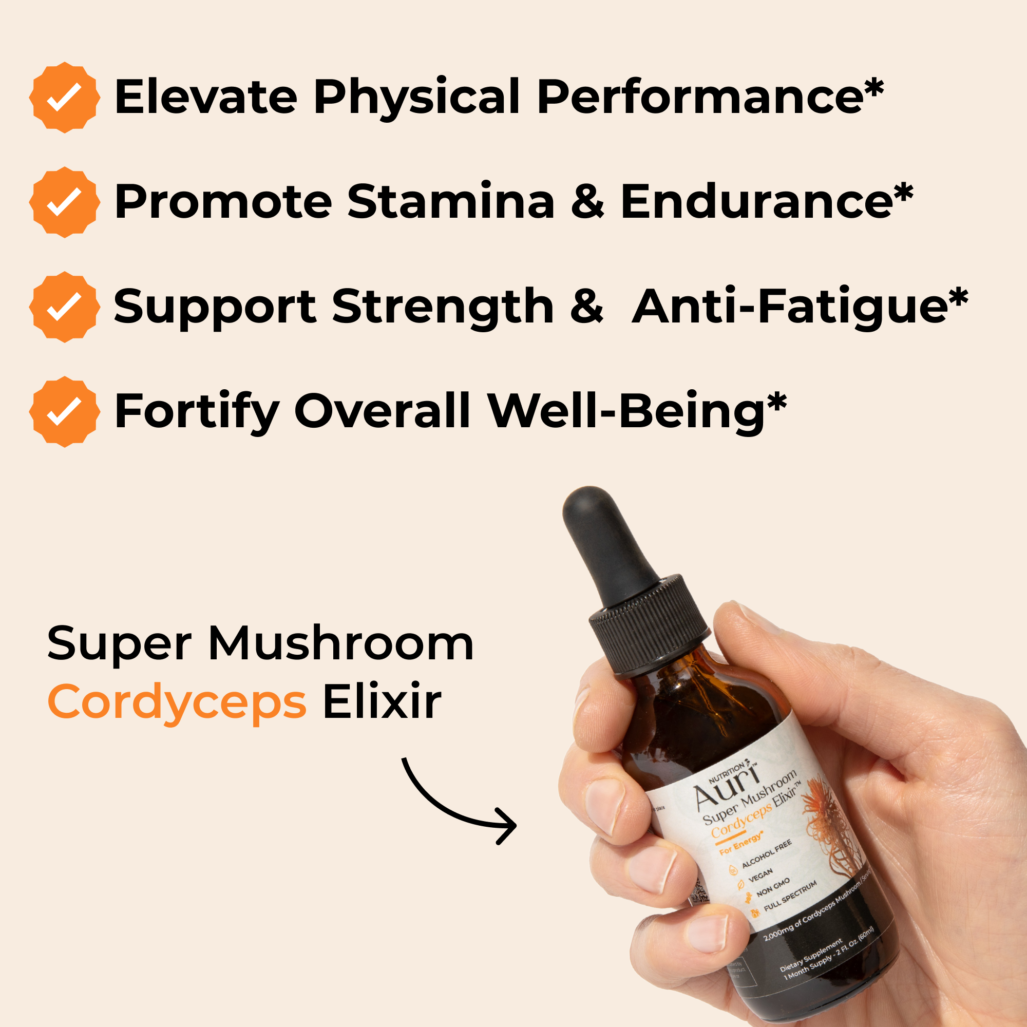 Súper Hongo Cordyceps Elixir™