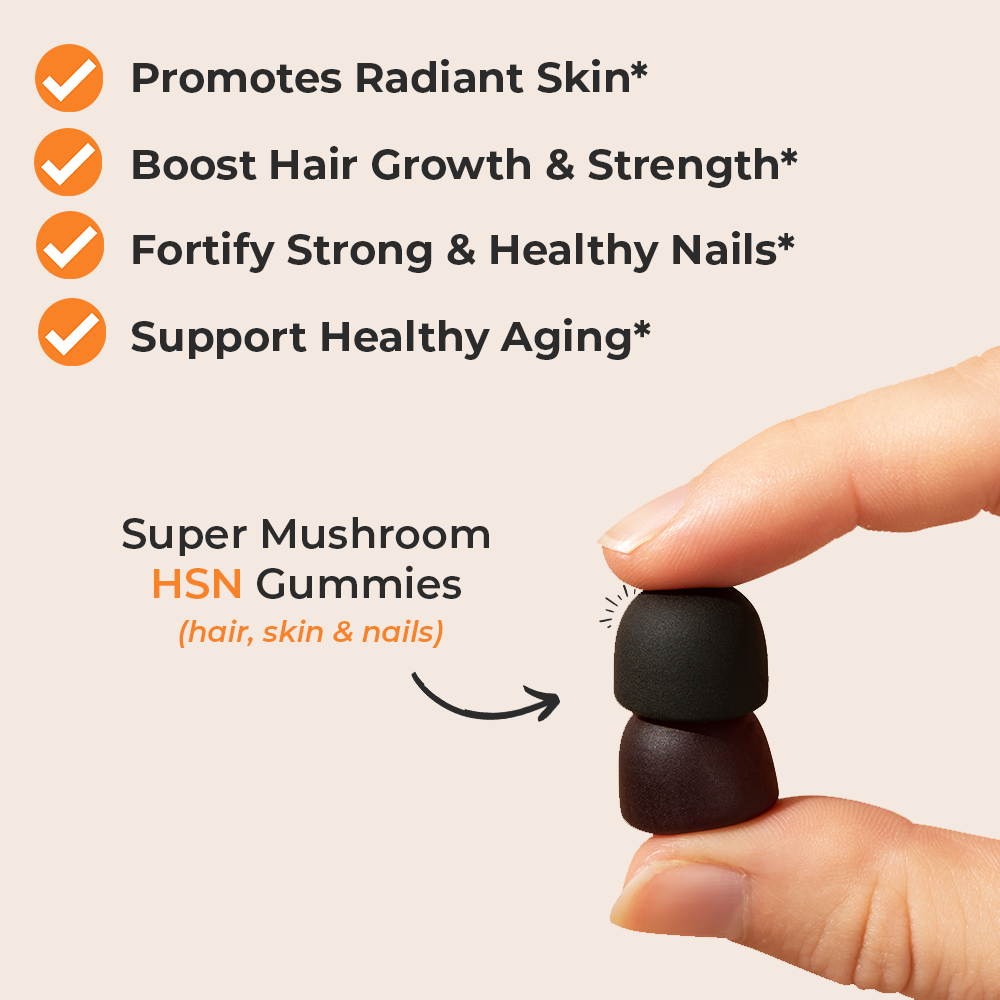 Super Mushroom HSN Gummies (Hair. Skin. Nails)™