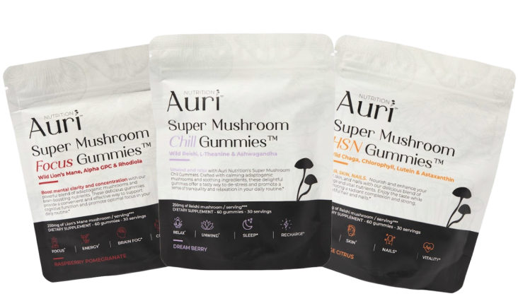  Auri Super Mushroom Gummies - All-in-One Daily
